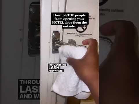 HOTEL SAFETY | Have you tried this ?