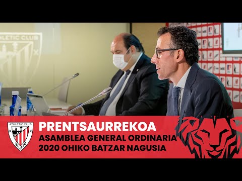 Imagen de portada del video 🎙️️ Prentsaurrekoa I Ohiko Batzar Nagusiaren azalpena 2020
