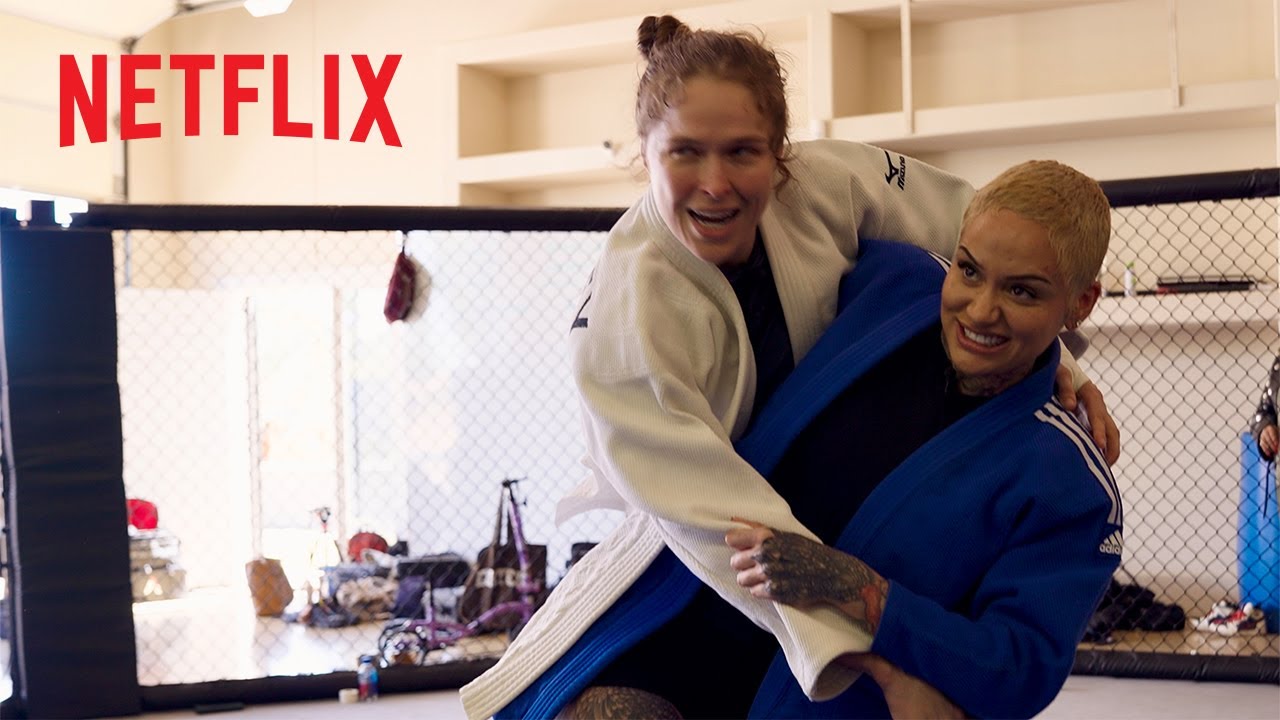 Kehlani Gets 'Folded' By MMA Legend Ronda Rousey | Rousey vs. Carano | Netflix