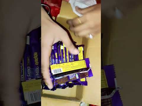 Cadbury Dairy Milk😋Crackle Chocolate Bars 🍫(20px36g)Rs810/- #shorts #2022 #flipkart #viral #unboxing