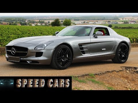 Mercedes Benz AMG SLS V8 Brutal Acceleration Burnout Drift And Exhaust Sound
