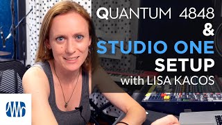 Video thumbnail for Studio One DAW and Quantum 4848 Audio Interface Setup with Lisa Kacos of SAE Nashville by PreSonus Audio Electronics