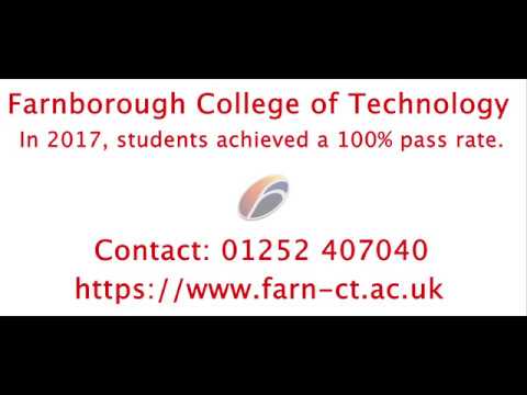 Farnborough College of Technology Promotional Video - Luc Carter