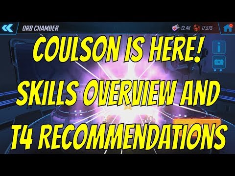 Coulson Is Here! Skills Overview And T4 Recommendations - Marvel Strike Force