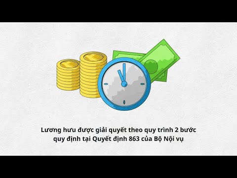 Người lao động nhận lương hưu theo quy trình 2 bước
