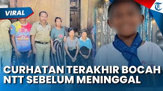 Curhatan Terakhir Bocah SD NTT sebelum Akhiri Hidup Gegara Tak Bisa Beli Buku, Mengaku Pusing