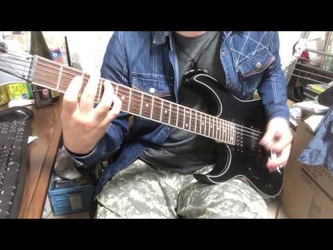 B The Beginning ED Perfect World - Marty Friedman guitar cover [TAB]