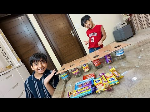 Guess the chocolate challenge😍with family