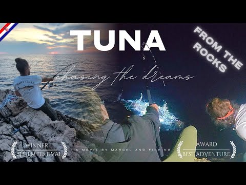 GIANT BLUEFIN TUNA from the Shore! | Epic Shore Jigging Battle
