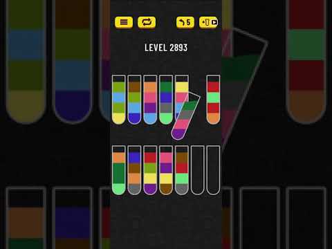 Water sort puzzle level 2893