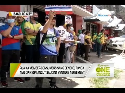 One Western Visayas: Pila ka Member-Consumers sang CENECO, Tunga ang Opinyon Angut sa JVA