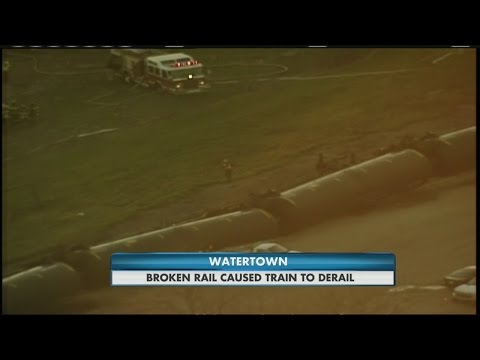 Broken Rail Caused Train to Derail 4 pm 11-12-15