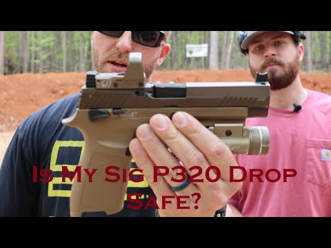 Sig Sauer p320 M17: Reichweiten- und Fallsicherheitstest