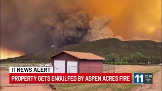 Aspen Acres Fire noon update