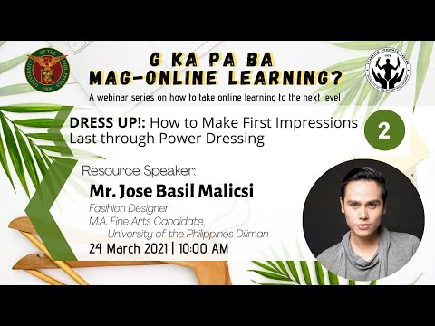 GKPB Mag Online Learning Session 2: DRESS UP!