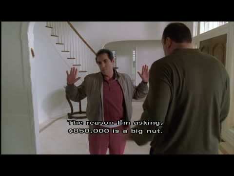 Sopranos - Tony and Richie confrontation  "House Arrest" Season 2 ep 11