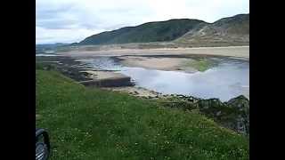 Torrisdale Bay the mouth of The River Naver 1 hours drive from The Golspie Inn Hotel