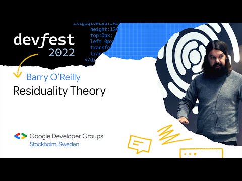 [DevFest Stockholm 2022] Residuality Theory - Barry O’Reilly
