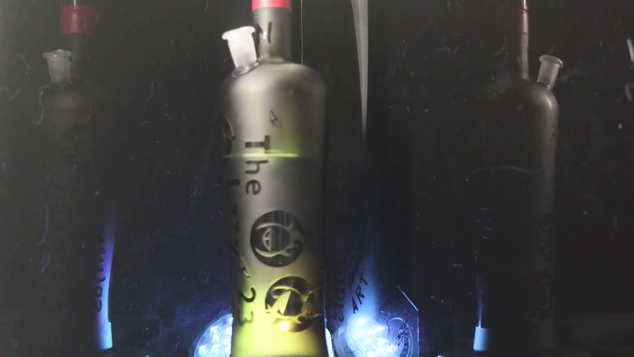 Video: Sandblasted Glass Bottle Art - the Lazy Ninjas project - 4k