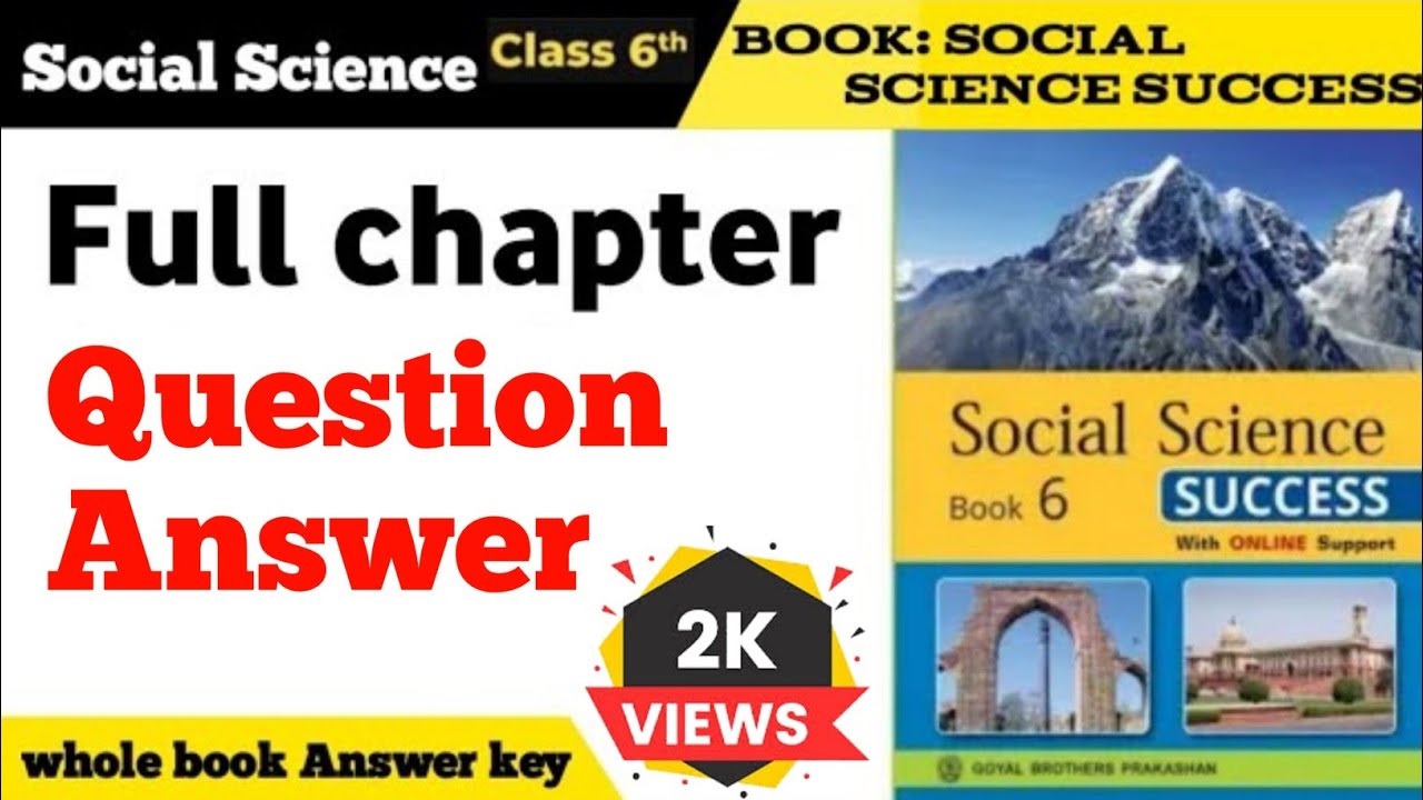 Watch video Social science success class 6 Answer key | #Aapki_Padhai | Now Social science success class 6 Answer key | #Aapki_Padhai |