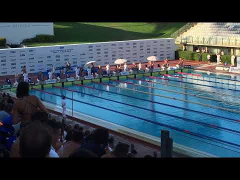 Campionati italiani estivi di categoria Roma 2018 - Finale 50 stile libero juniores maschi