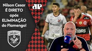 “É preocupante! O Flamengo tá com um jeitinho de…” Nilson Cesar é direto após eliminação