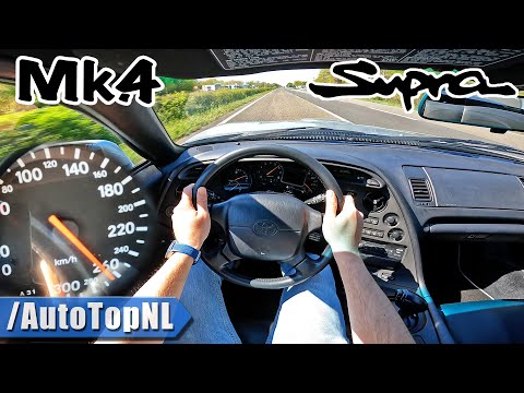BRAND NEW! 1994 Toyota SUPRA MK4 265km/h on AUTOBAHN! by AutoTopNL