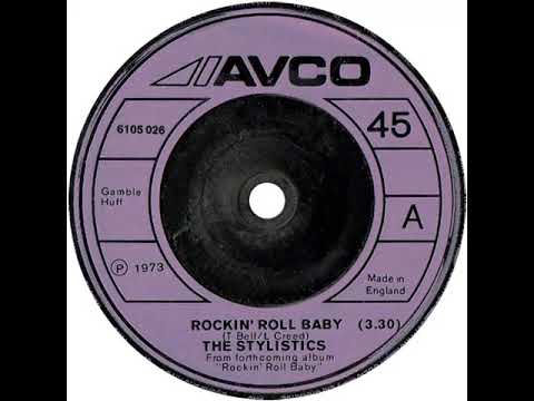 UK New Entry 1974 (8) Stylistics - Rockin' Roll Baby