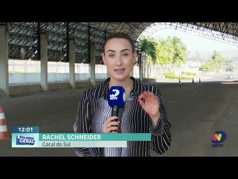 Cocal do Sul avança para ter maior rua coberta de SC