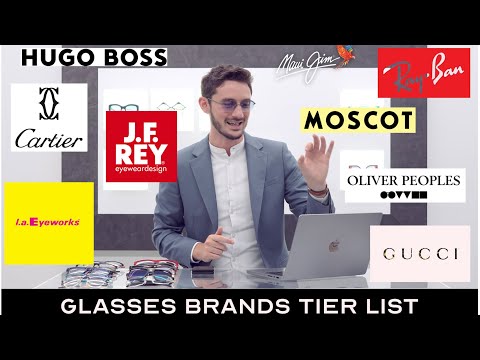 Ranking The World's BEST Frame Brands - The Glasses TIER LIST