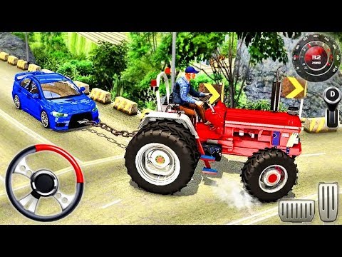 Offroad Towing Chained Tractor Bus Rescue Simulator - Android GamePlay #2