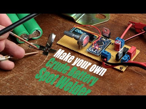 Make your own Crude Battery Spot Welder with a Car Battery!