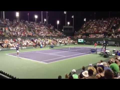 David Ferrer vs Ivan Dodig matchpoint in Indian Wells - March 14, 2015