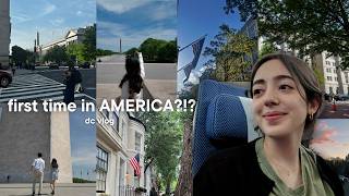 FIRST TIME IN AMERICA 🇺🇸 | Washington DC Vlog - Student Living in England