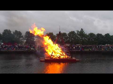 Sankt Hans aften ved Randers havn 2012