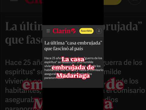 LA CASA EMBRUJADA DE MADARIAGA: EL POLTERGEIST QUE CONMOCIONÓ A ARGENTINA EN 1993 👻