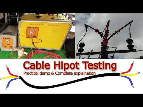 Hipot testing. Cable Hipot Test. High Pot test. High potential Test. DC Hipot Test. Hi pot Test.