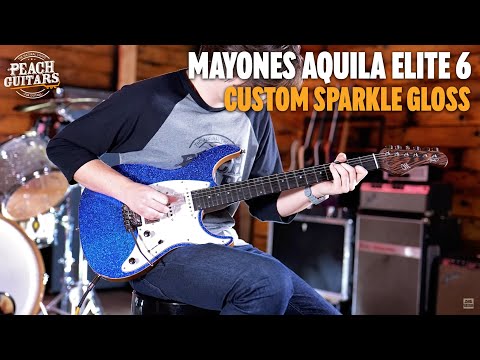 No Talking...Just Tones | Mayones Aquila Elite 6 Custom Sparkle Gloss