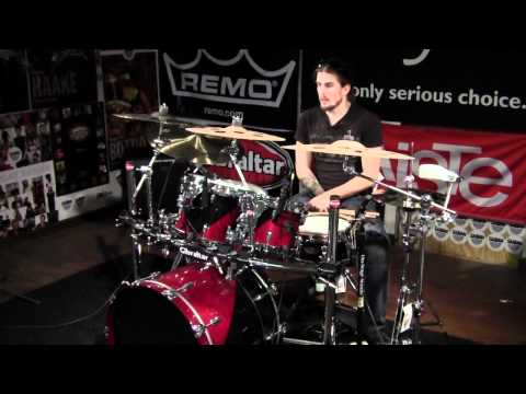 Greenbrier Percussion - Gretsch USA Custom 4pc Harlequin Rosewood Drum Demo