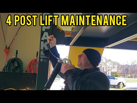 Learning my 4 post car lift needs maintenance, the hard way