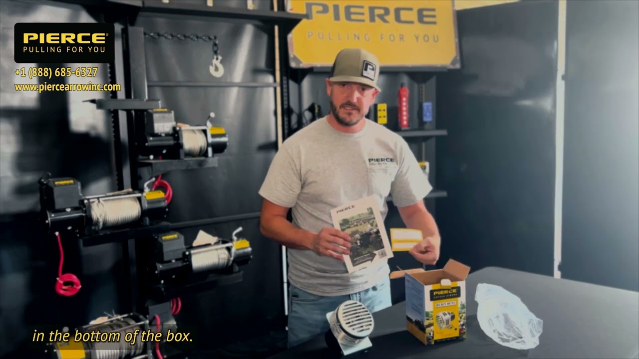 PIERCE Heavy Duty Cattle Siren Unboxing