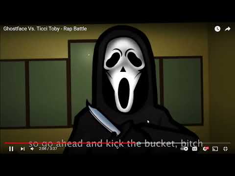 Ghostface Vs. Ticci Toby reaction. (scream)