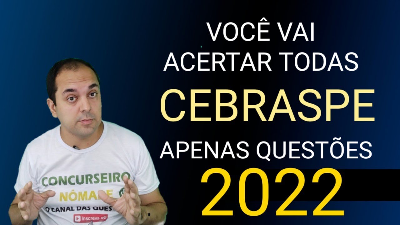GABARITANDO INFORMÁTICA CEBRASPE [APENAS QUESTÕES 2022] - Nunca mais erre questões da CESPE/CEBRASPE
