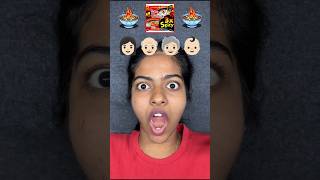 Who will eat the 3xspicy korean noodles?!😱 #shorts #shortsfeed #viralshorts #challenge #shortvideo