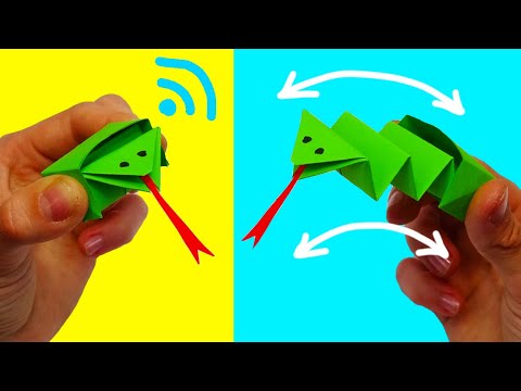 Crazy snake | Moving paper TOYS | Easy paper crafts