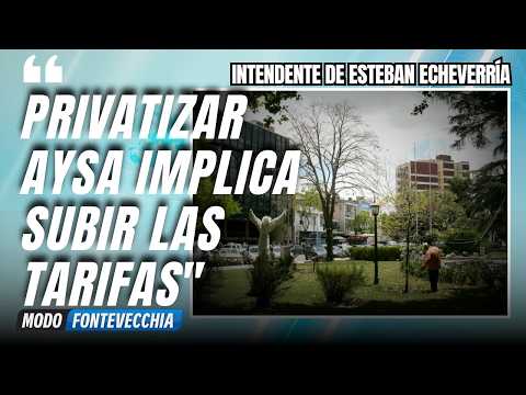"EL GOBIERNO ESTÁ REGALANDO AYSA POR 40 AÑOS" | Fernando Gray con Jorge Fontevecchia 📉