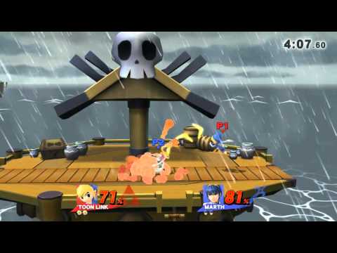 4nDr3 (Toon Link) vs Zerker (Marth) For Glory - Smash Wii U