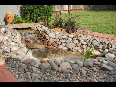 How to Build a Pond with a Waterfall