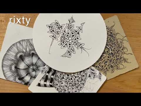 Zentangle Project Pack No.21 特別篇 - 第１天［中文CC字幕版］