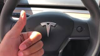 Tesla Model 3 – How to open the hood/frunk